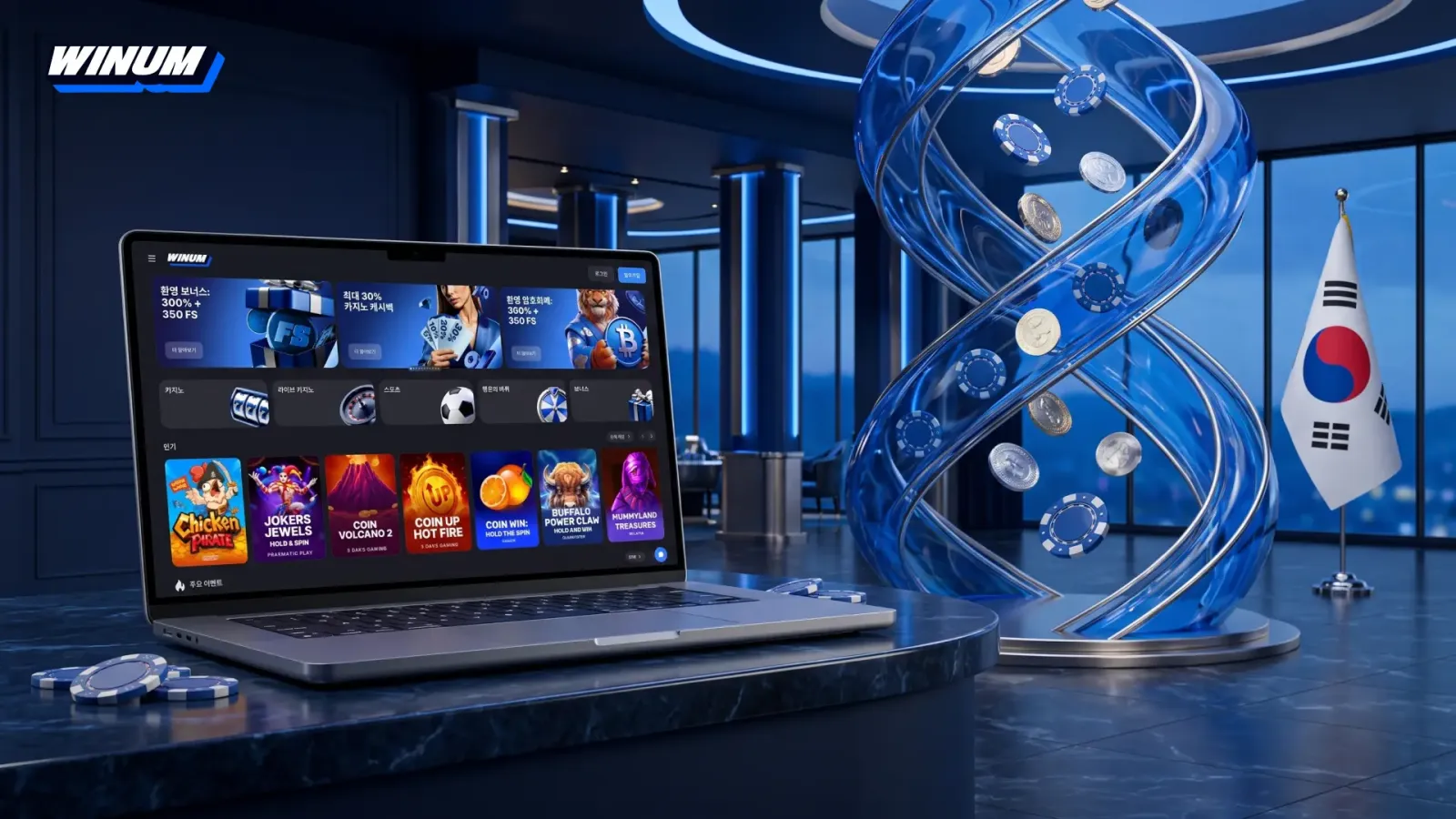 Winum Casino Korea: Review of Bonuses, Payouts and Sportsbook